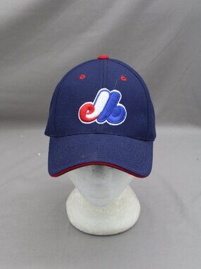 Montreal Expos Hat (VTG) - Classic Logo by American Needle - Adult Gripback